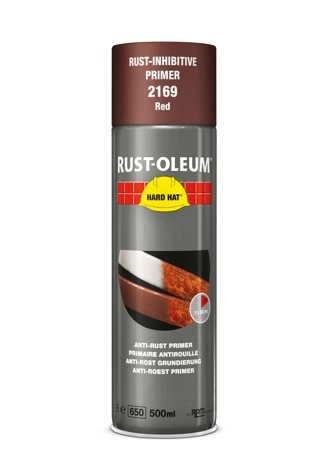 Rust-Oleum Hard Hat® Primer roestwerend roodbruin 500 ml spuitbus